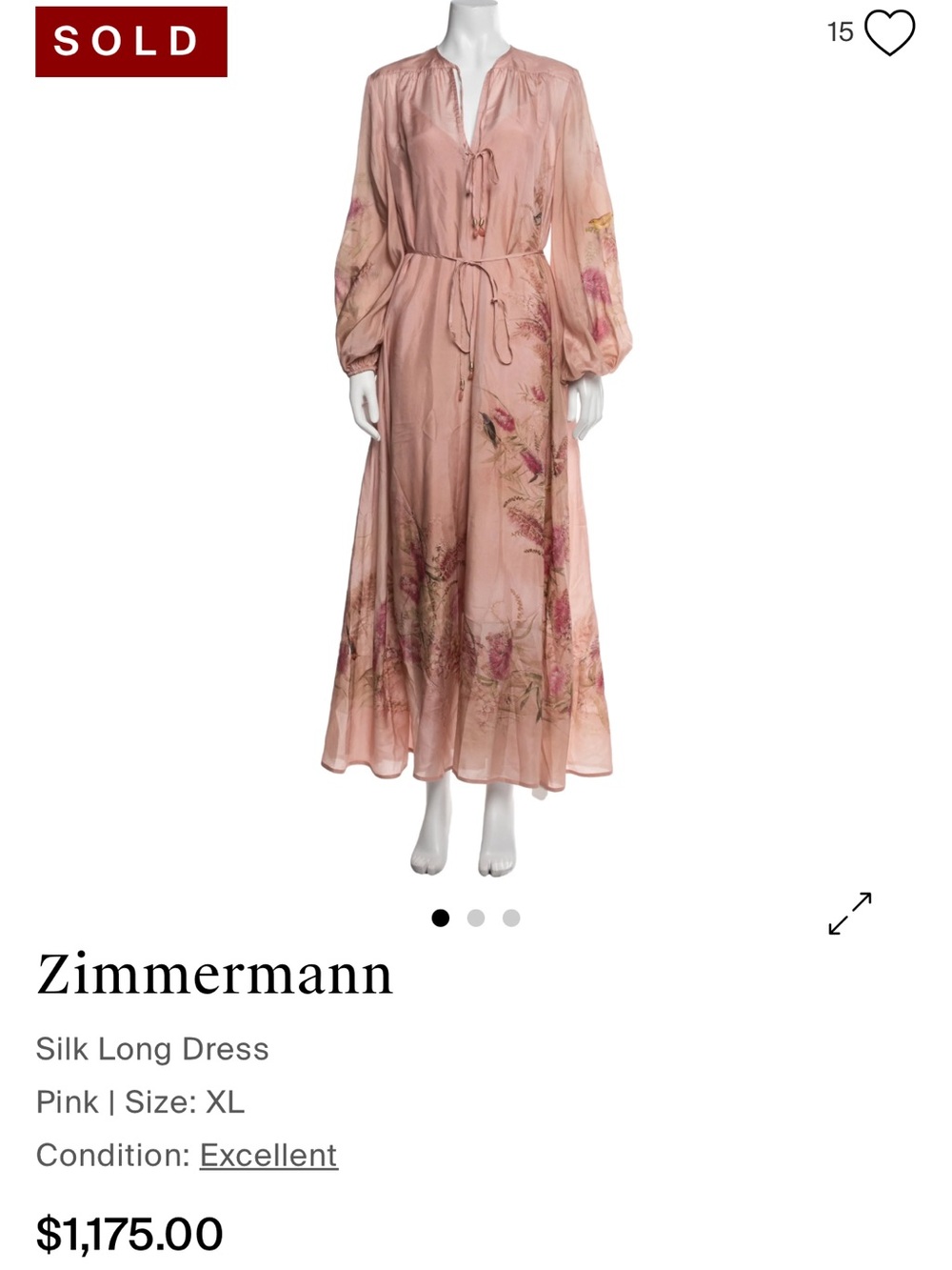 Zimmermann Cascadian Billow Maxi Dress - Picture 2 of 5
